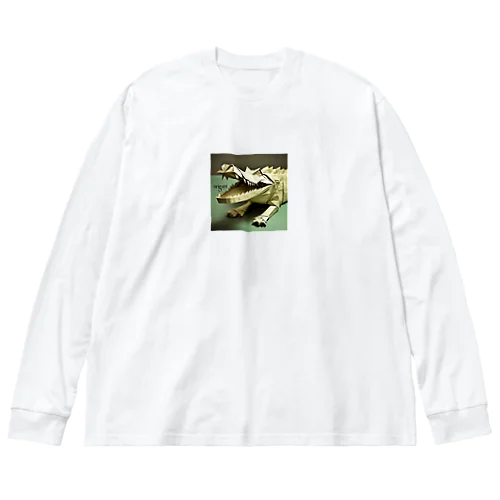 origamiワニ Big Long Sleeve T-Shirt