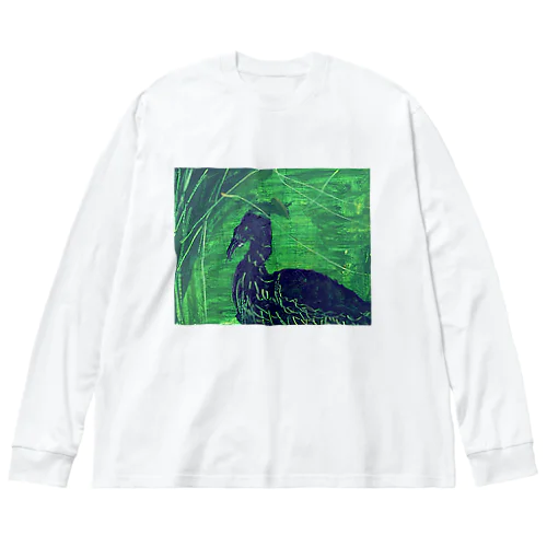 Swan by Hikari Big Long Sleeve T-Shirt