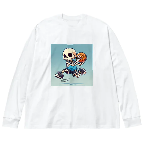 スカルフープ：ゴーストプレイヤーのダンクショット Big Long Sleeve T-Shirt
