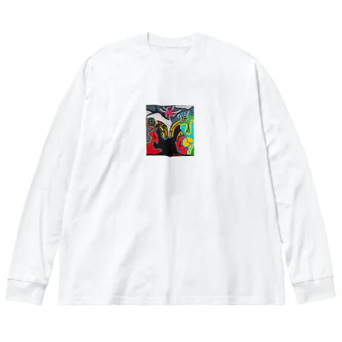 ハッピーバード Big Long Sleeve T-Shirt