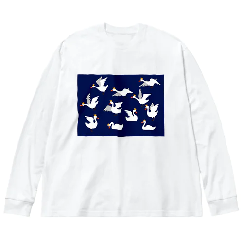 白鳥の王子  ビッグシルエットロングスリーブTシャツ