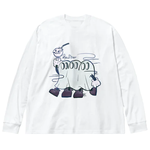 Brother Ghost Big Long Sleeve T-Shirt