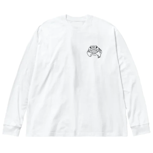 ツノガエル ビッグシルエットロングスリーブTシャツ