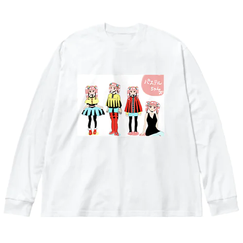 パステルちゃんズ Big Long Sleeve T-Shirt