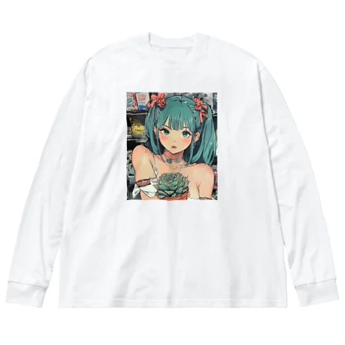 NEOTOKYO_AGAVE GIRL  Big Long Sleeve T-Shirt