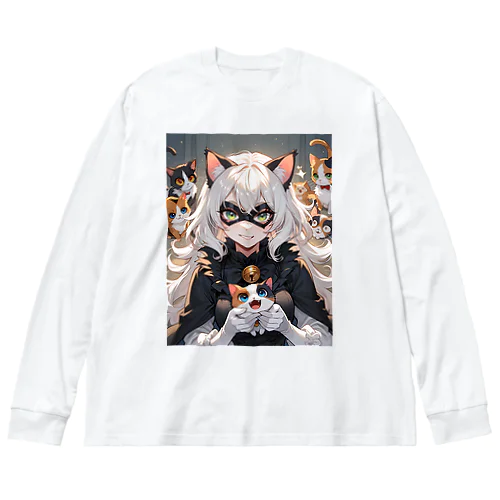 猫魔女の陰謀 二次元タレイアシリーズNo.3 4-3-250222 Big Long Sleeve T-Shirt