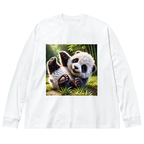 モフモフパンダ ゴロゴログッズ Big Long Sleeve T-Shirt