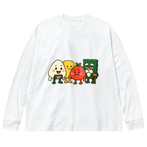 すっぱ！おにぎりん一家大集合 Big Long Sleeve T-Shirt