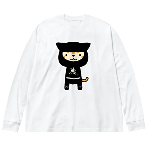 nekoninja#2 ビッグシルエットロングスリーブTシャツ