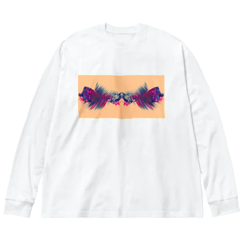 色彩の羽根 001 Big Long Sleeve T-Shirt