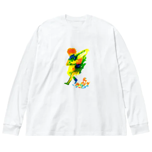 色遊び ビッグシルエットロングスリーブTシャツ