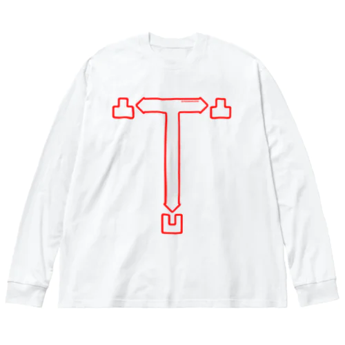 凸凸凹TR Big Long Sleeve T-Shirt