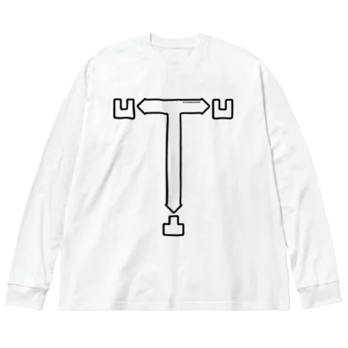 凹凹凸TB Big Long Sleeve T-Shirt