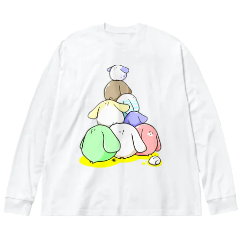 ナゾナンタワー ビッグシルエットロングスリーブTシャツ