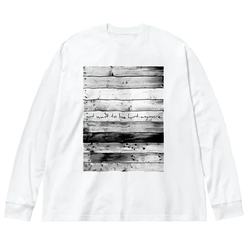 モウキズツキタクナイ。 Big Long Sleeve T-Shirt