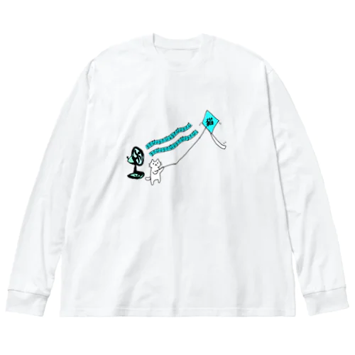 夏の凧揚げ Big Long Sleeve T-Shirt