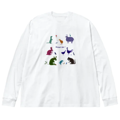 動物たちからのメッセージ Big Long Sleeve T-Shirt