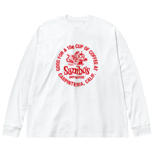 Sambo's Restaurant ビッグシルエットロングスリーブTシャツ