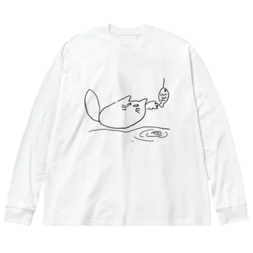 さかなぬすみ ビッグシルエットロングスリーブTシャツ