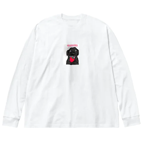 黒ラブももこちゃん ビッグシルエットロングスリーブTシャツ