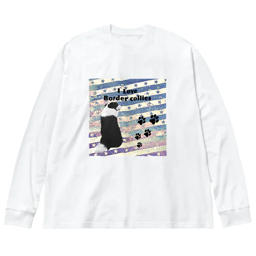 ボーダーコリー　振り向きver Big Long Sleeve T-Shirt