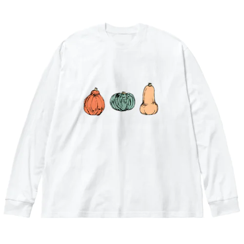 pumpkin Big Long Sleeve T-Shirt