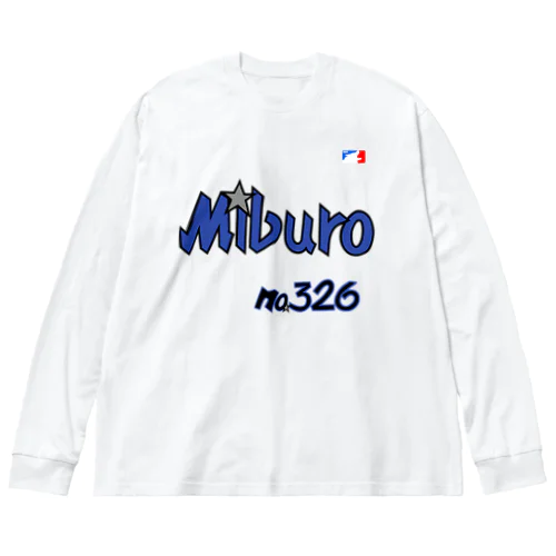 Magicブルーロゴ ビッグシルエットロングスリーブTシャツ