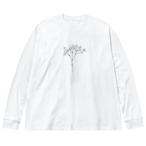 カスミソウ(black) Big Long Sleeve T-Shirt