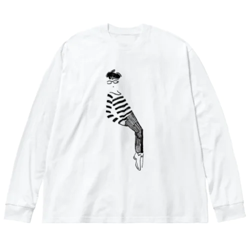 つま先立ち Big Long Sleeve T-Shirt