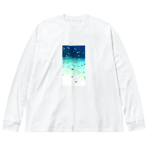 aqua TIME Big Long Sleeve T-Shirt