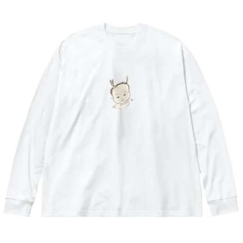 娘の似顔絵 Big Long Sleeve T-Shirt