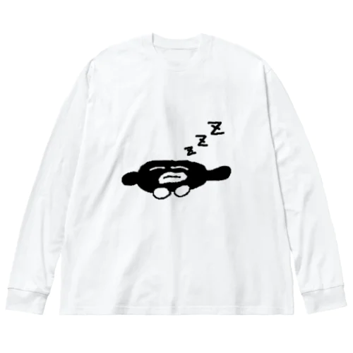 ねむるペンギンくん ビッグシルエットロングスリーブTシャツ