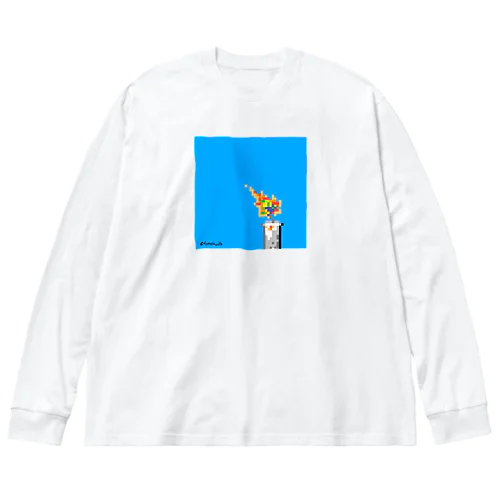 蝋燭 Big Long Sleeve T-Shirt