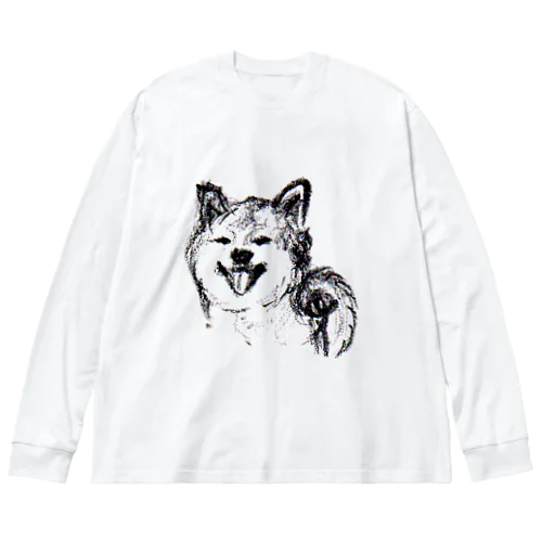 にっこり日本犬♡ ビッグシルエットロングスリーブTシャツ