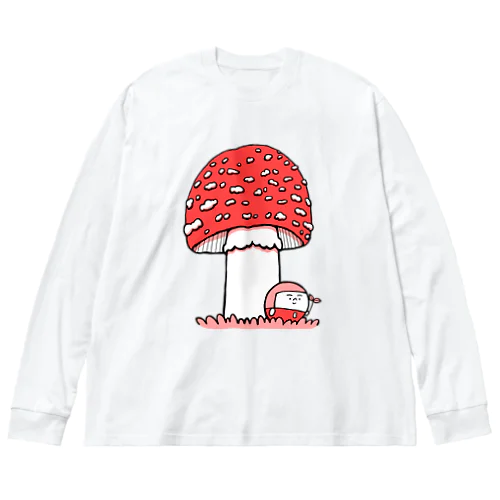 大きいキノコ Big Long Sleeve T-Shirt