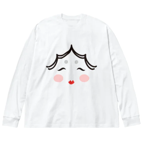 お多福 Big Long Sleeve T-Shirt