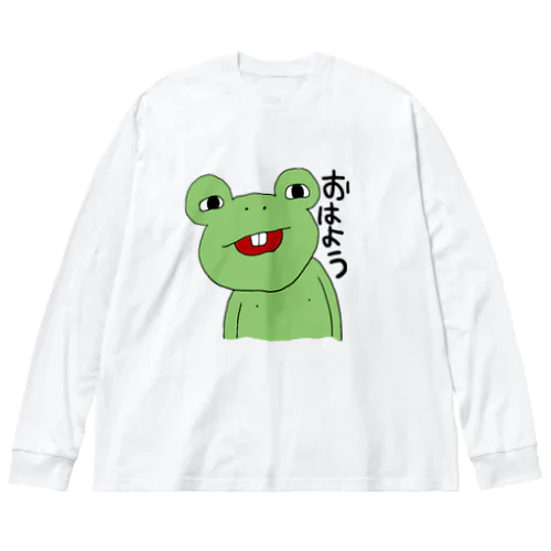 ヒロミ　挨拶バージョン ビッグシルエットロングスリーブTシャツ