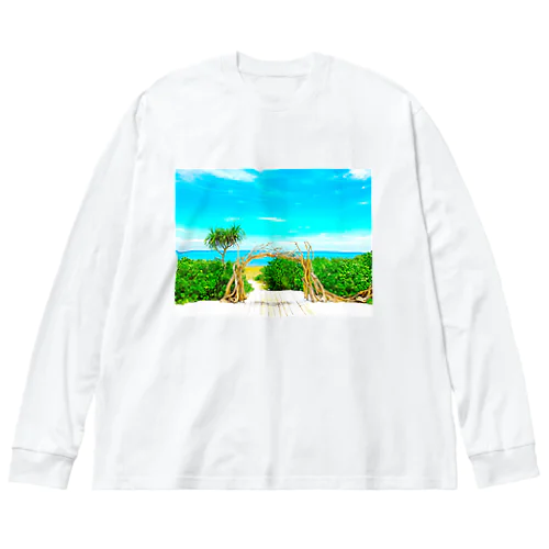 楽園への扉 Big Long Sleeve T-Shirt