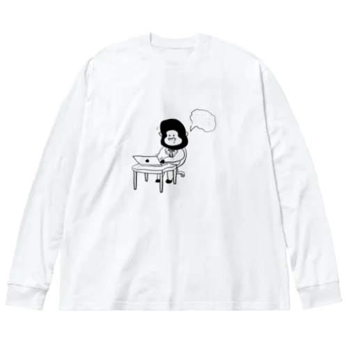 ゴリラサラリーマン Big Long Sleeve T-Shirt