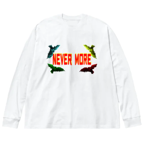 Never More ビッグシルエットロングスリーブTシャツ