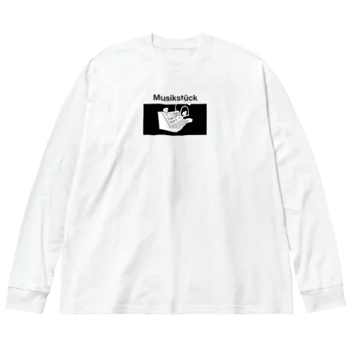 ヴォコーダー文鳥 ビッグシルエットロングスリーブTシャツ