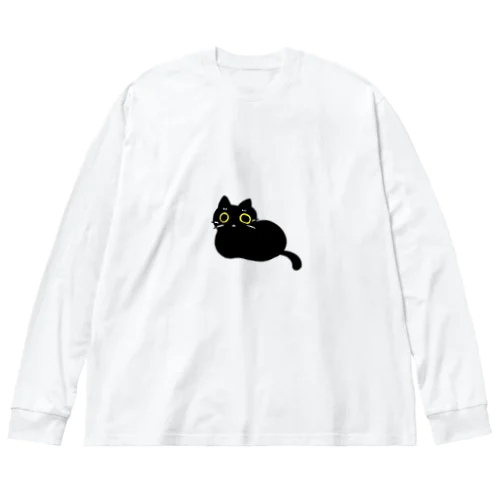 クロネコチヤン  Big Long Sleeve T-Shirt