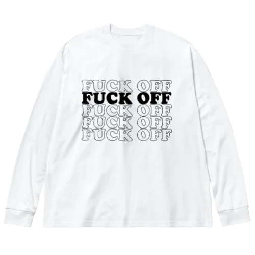 FUCK OFF ビッグシルエットロングスリーブTシャツ