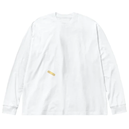 絆創膏 ビッグシルエットロングスリーブTシャツ