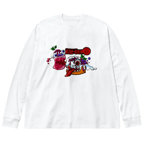 紅いクリームソーダとKillerシフォン Big Long Sleeve T-Shirt