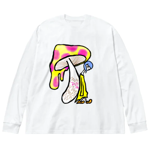 恋するきのこ Big Long Sleeve T-Shirt