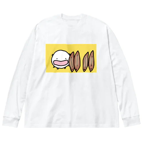 うなぎの蒲焼きを立てまくるねこです Big Long Sleeve T-Shirt