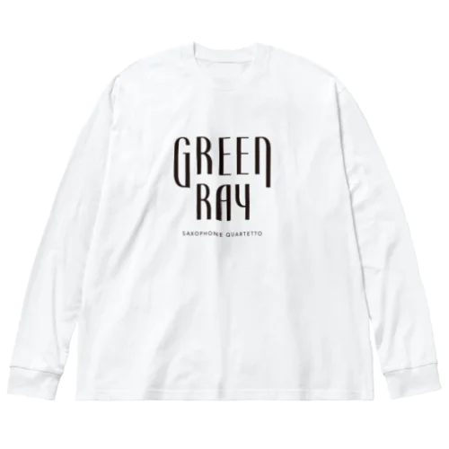 【黒ロゴ】ぐりんれい Big Long Sleeve T-Shirt