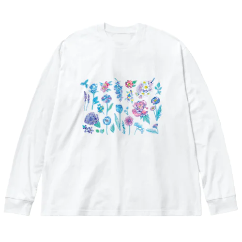 宇宙フラワーシリーズ Big Long Sleeve T-Shirt