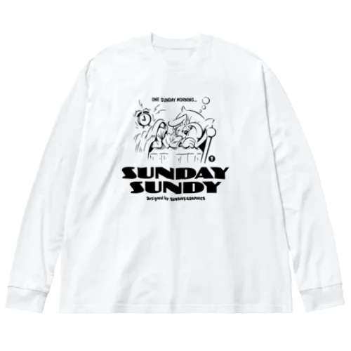 SUNDAY SUNDY No.1 ビッグシルエットロングスリーブTシャツ